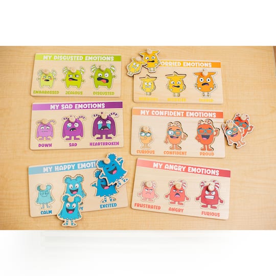 My Emotion Levels Peg Puzzle Set